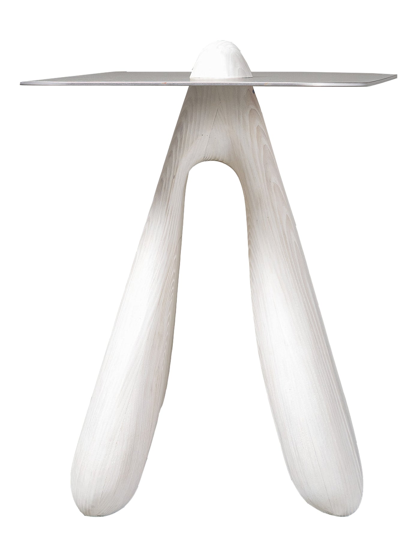 White with Stainless Steel