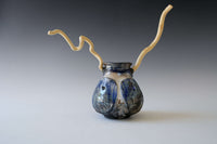 Burnt Shell Magic Forest Porcelain Vessel