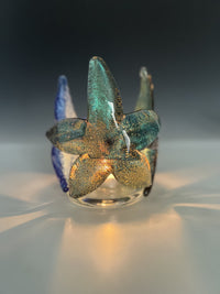 Dichroic Starfish Votive