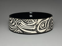 Zebra Swirl Stripe Bowl