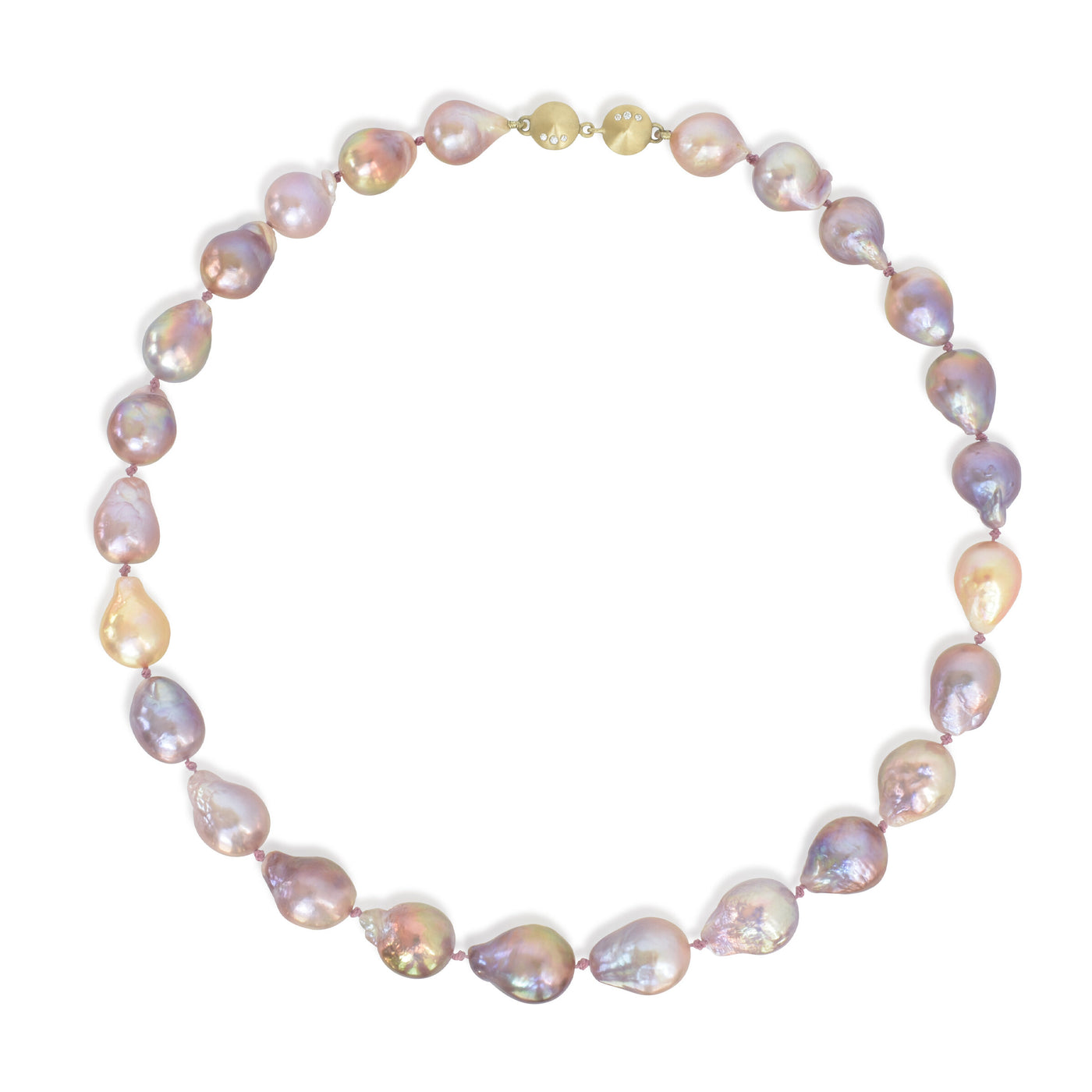 Baroque Blush Pearl Necklace