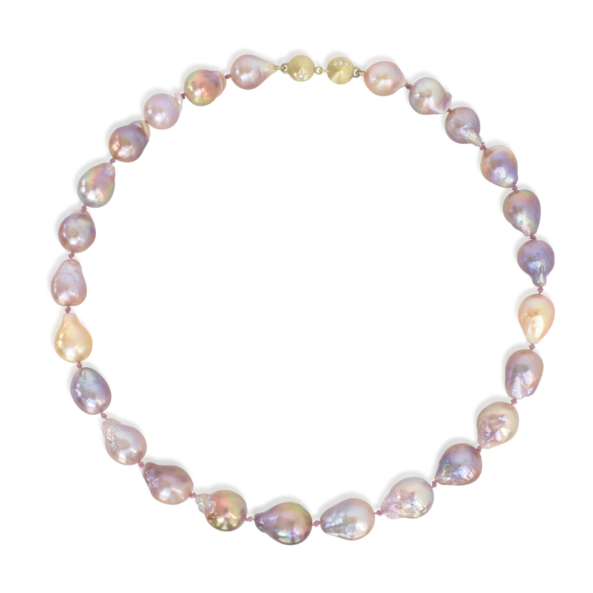 Baroque Blush Pearl Necklace