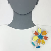 Yellow Summer Blossom Pin