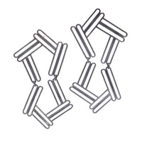 Angled Column Earrings