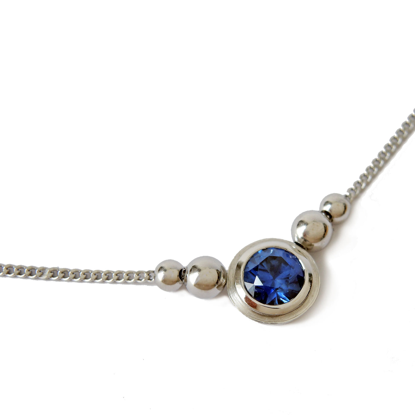 Sapphire Simplicity Pendant