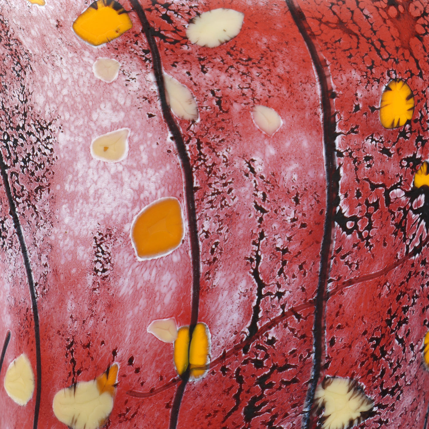 Red Autumn Apples Tall Tapered