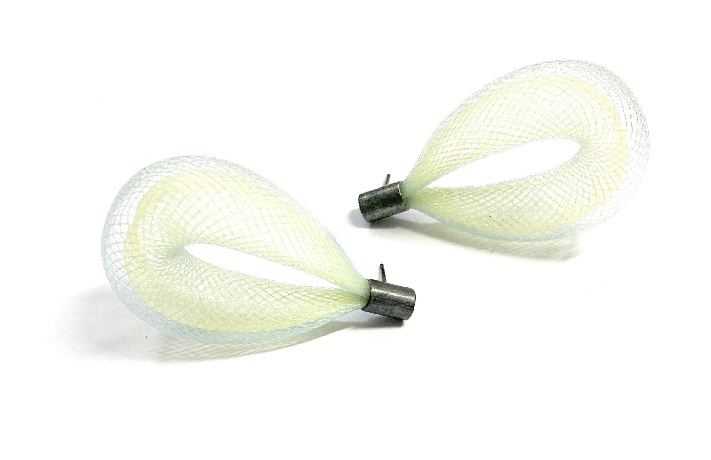 Sea Green Loop Earrings