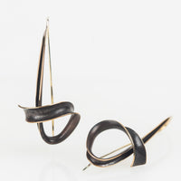 Bronze Flourish Earrings