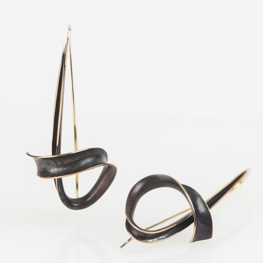 Bronze Flourish Earrings