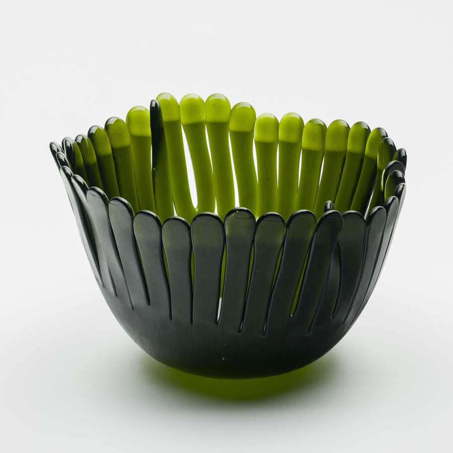 Ladyfingers Olive Green Bowl