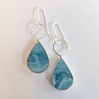 Ocean Teardrop Earrings