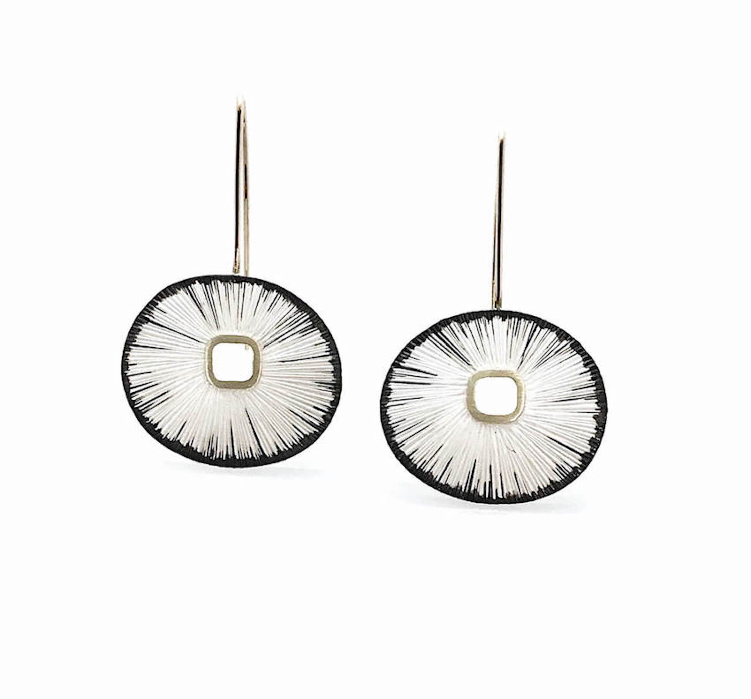 Bright Sand Dollar Earrings