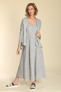 Linen Jacquard Dress