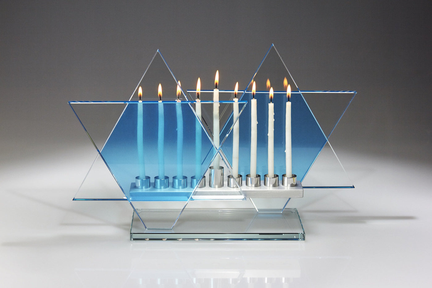Royal Blue Menorah Bet