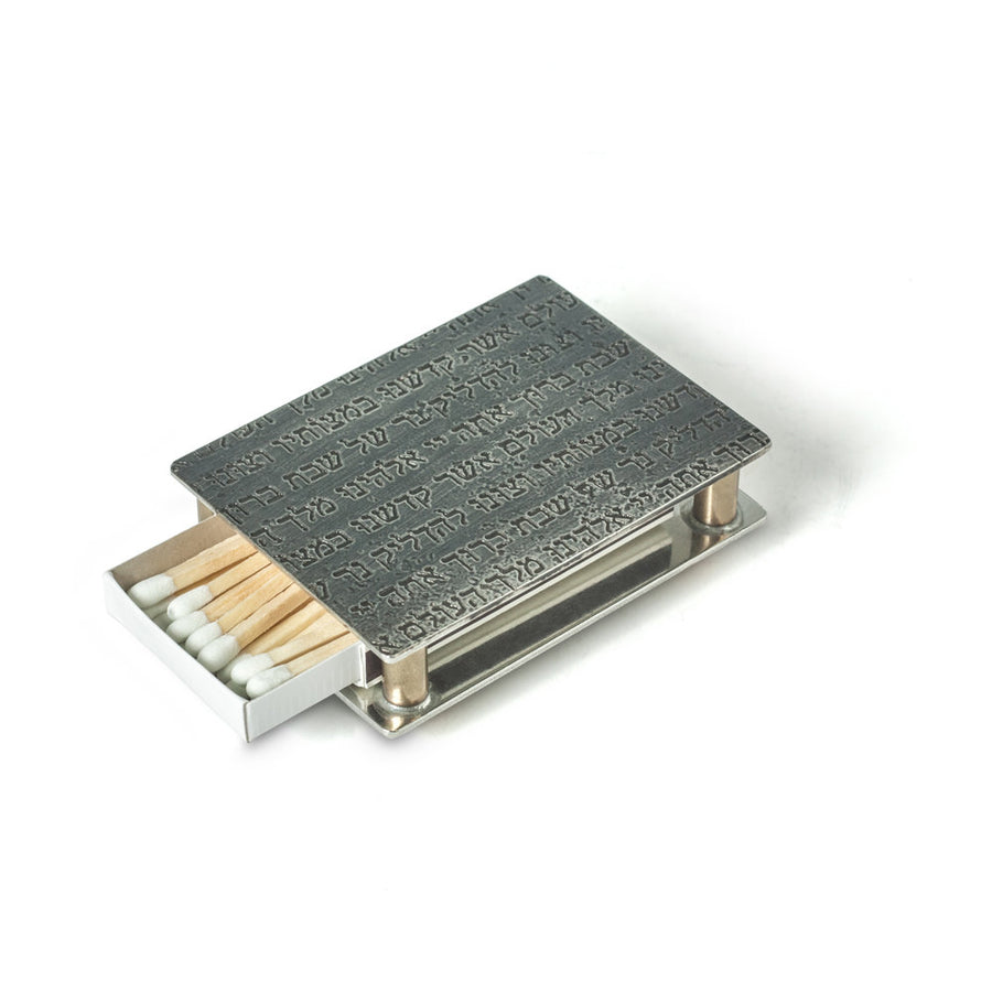 Matchbox Holder with Prayer