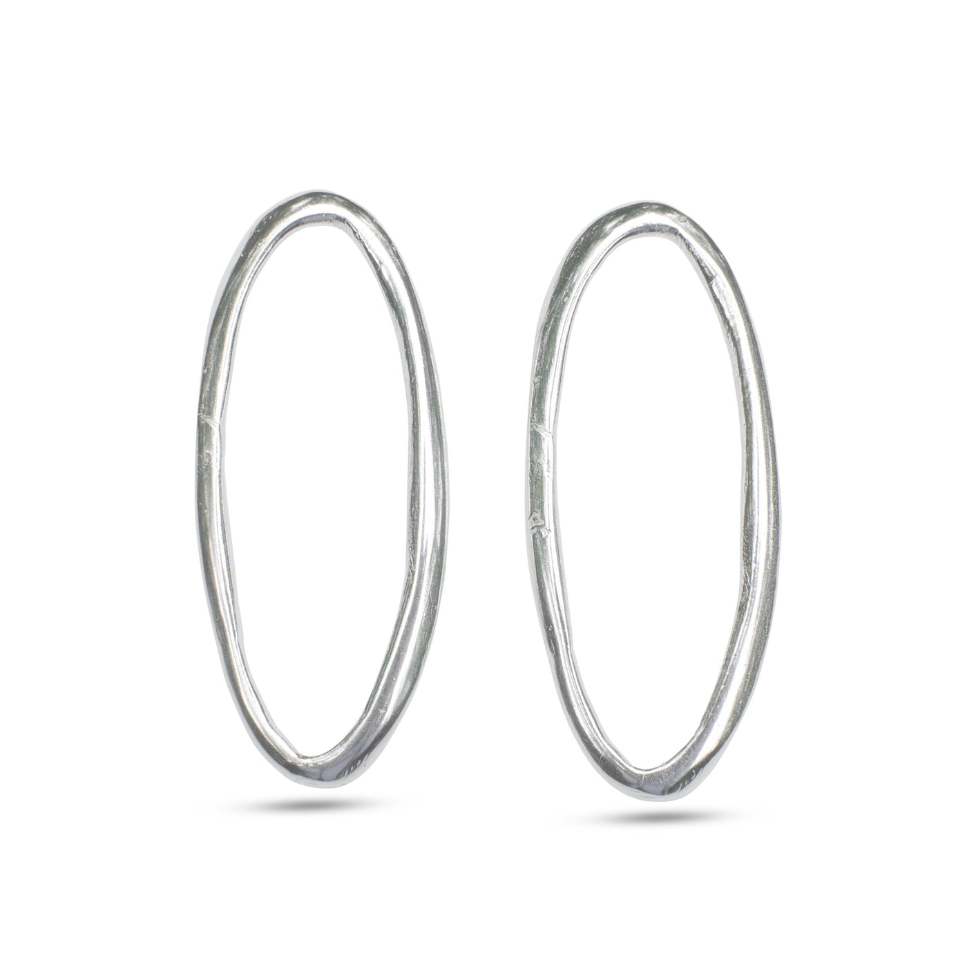 Organic Oval Earrings