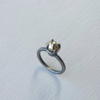 Small Cone-Shaped Pyrite Ring