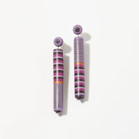 Violet Tube Dangles