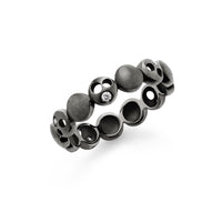 Black Rhodium-Plated Sterling Silver