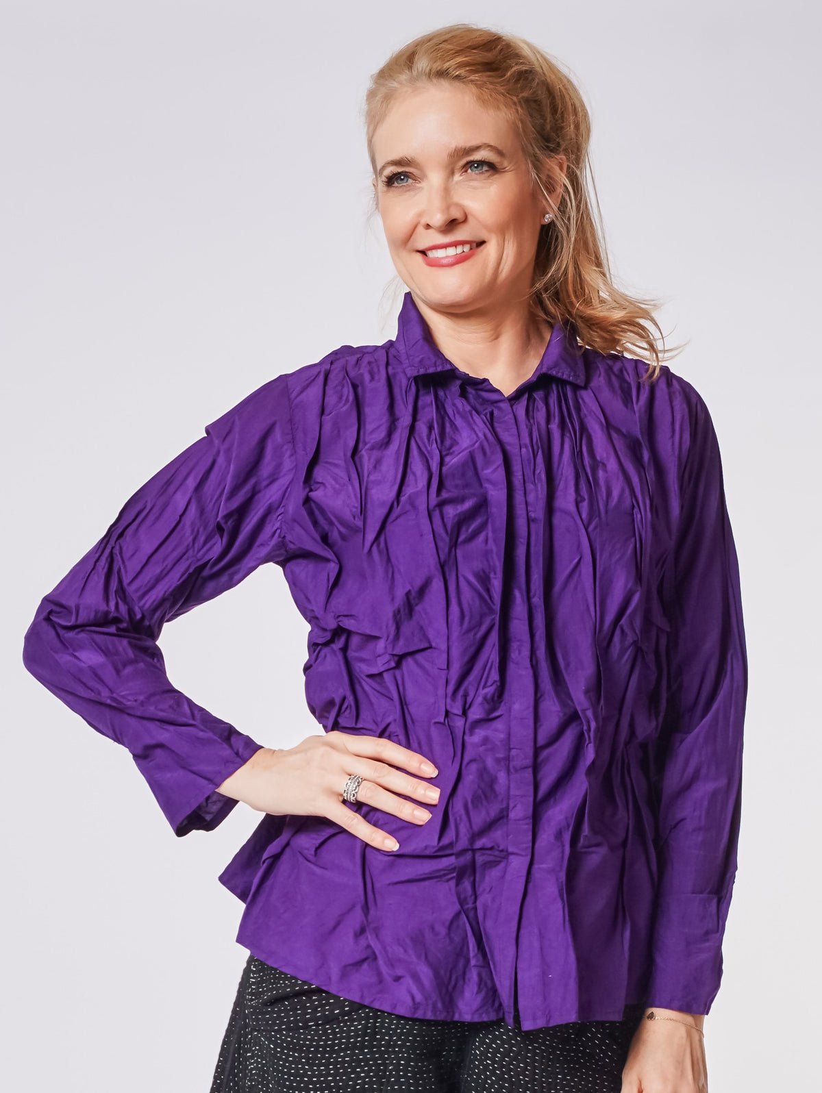 Wavy Tuck Shirt