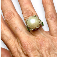 Aphrodite Pearl Statement Ring