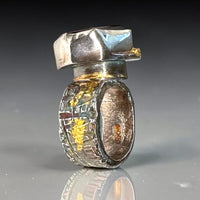 Dimensional Amethyst Statement Ring
