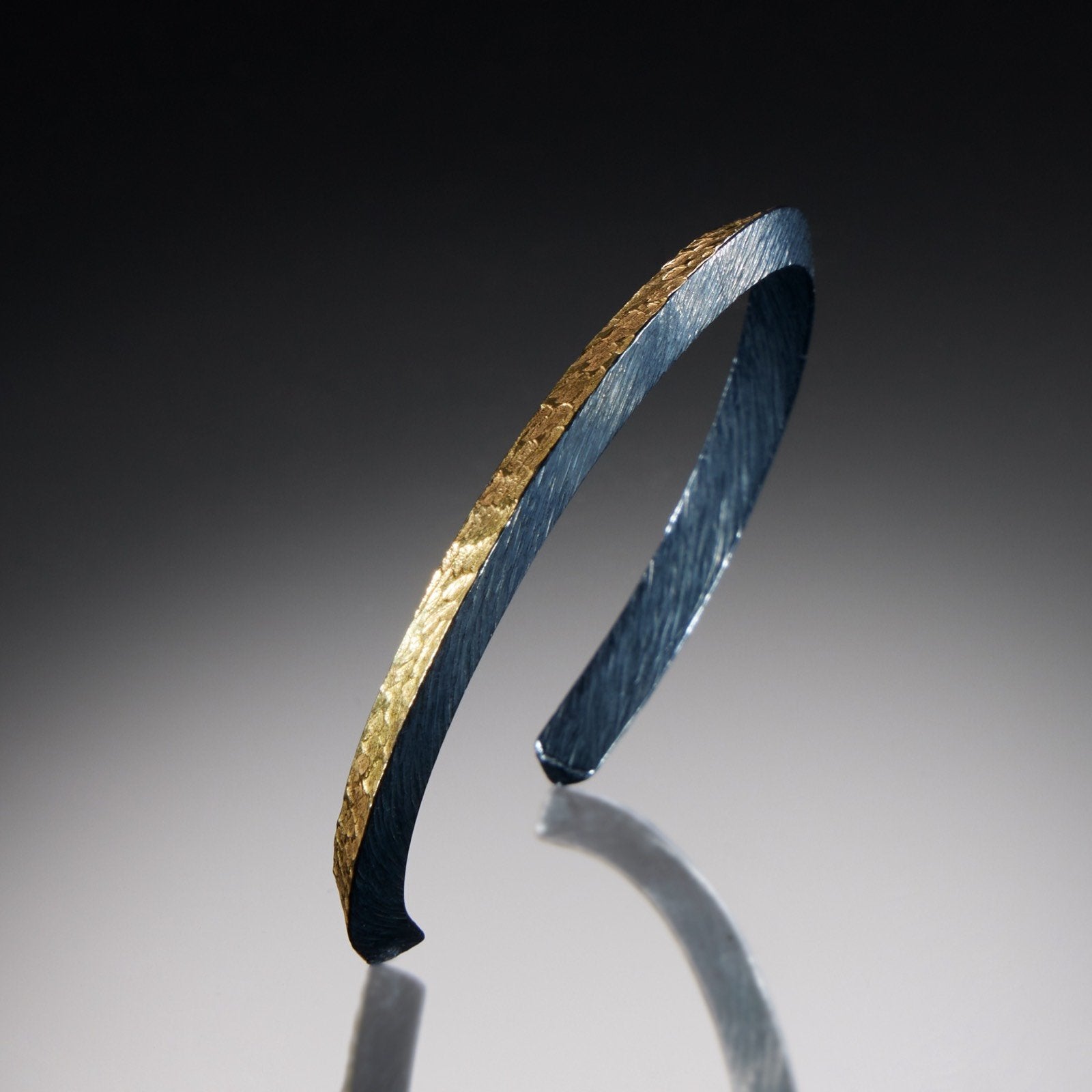 Carved Triangle Wire Cuff