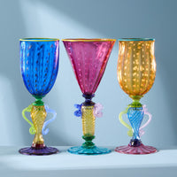 Tutti Frutti Wine Goblets