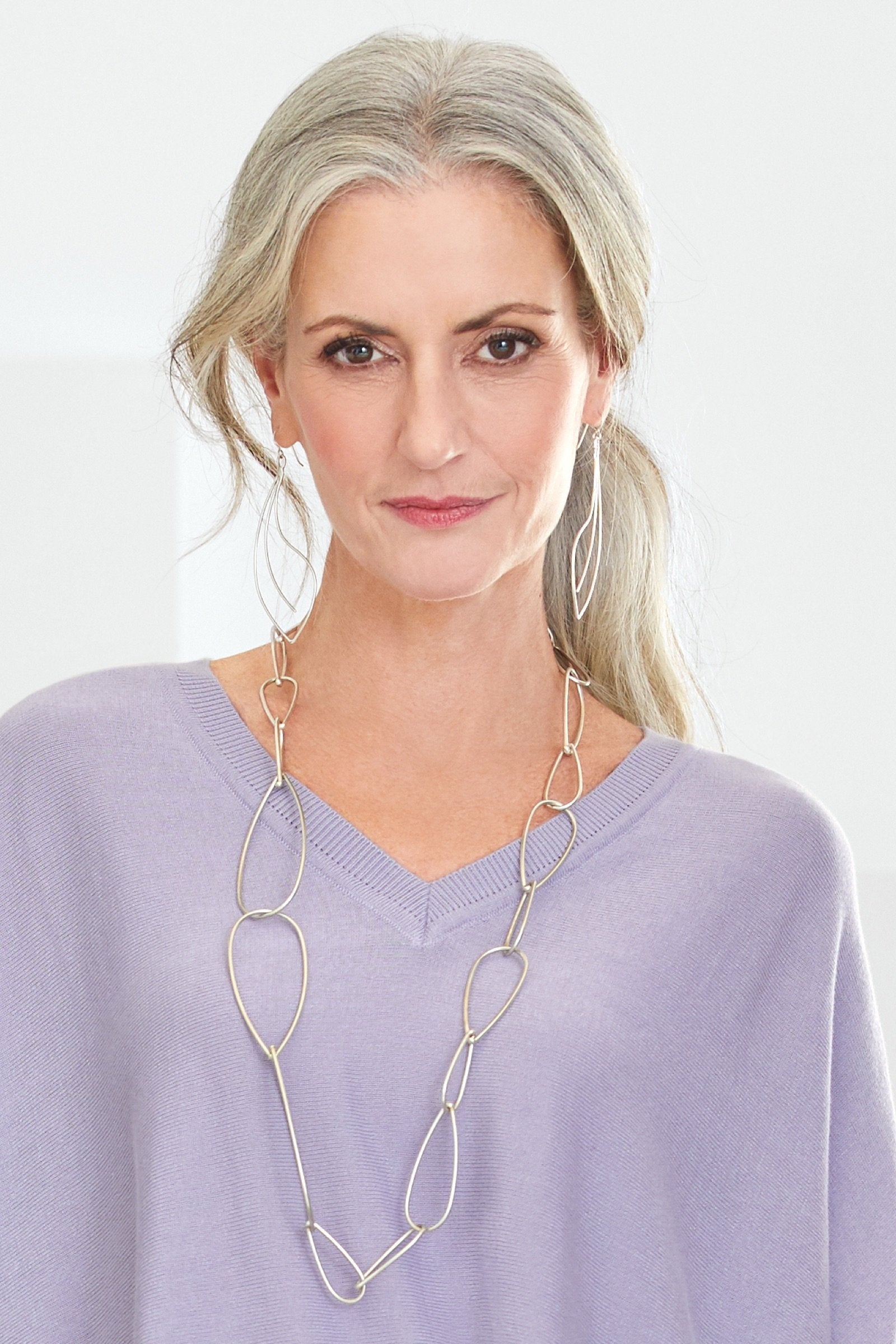 Argentium Silver, shown with Fleur Statement Earrings