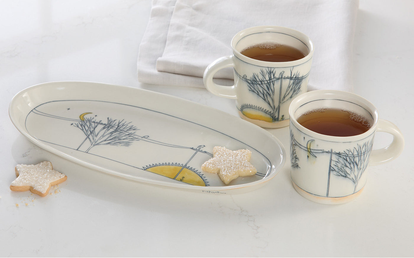 Sunset Birds Mug