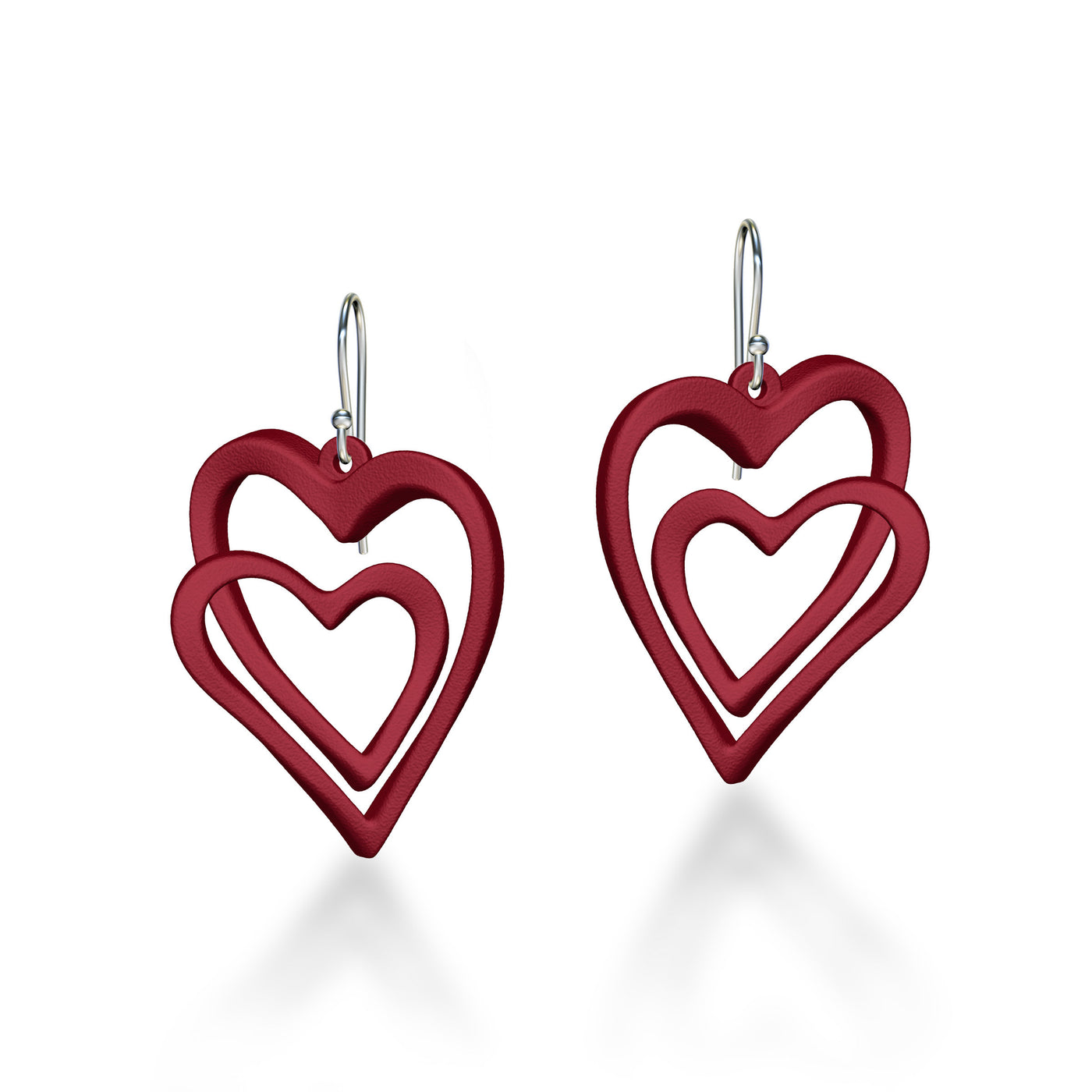 Big Infinity Heart Earrings