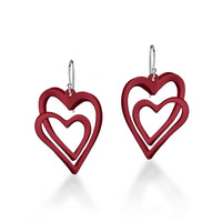 Big Infinity Heart Earrings