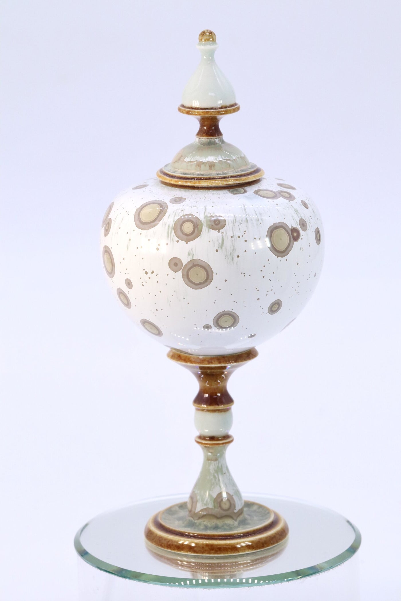 Miniature Crystalline White Jar