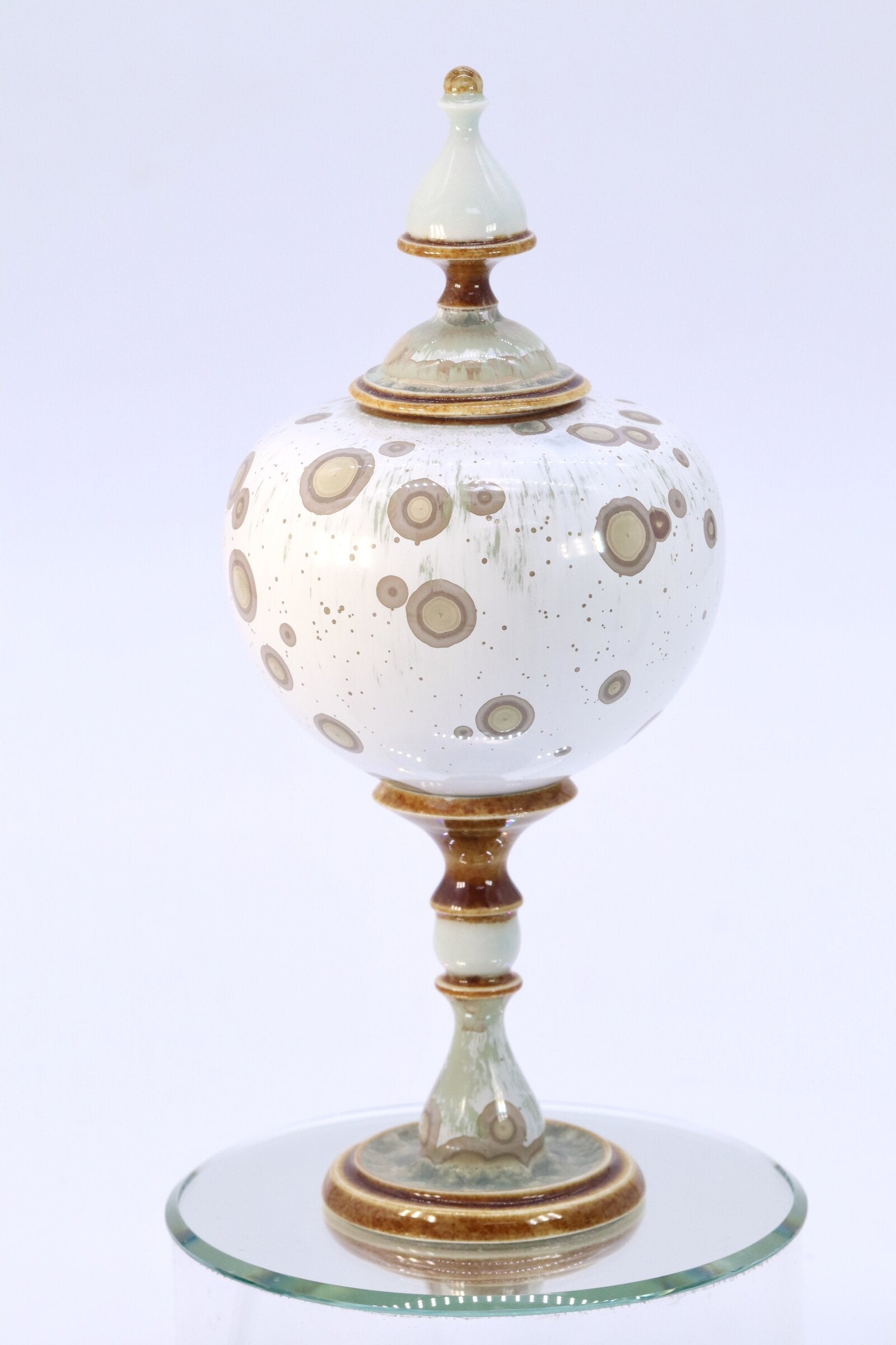 Miniature Crystalline White Jar