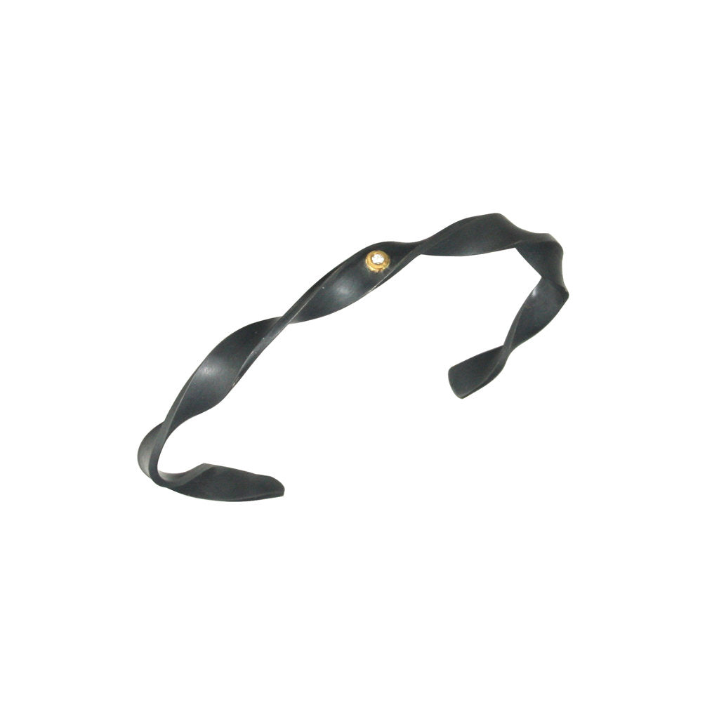 Twist Bracelet with Diamond