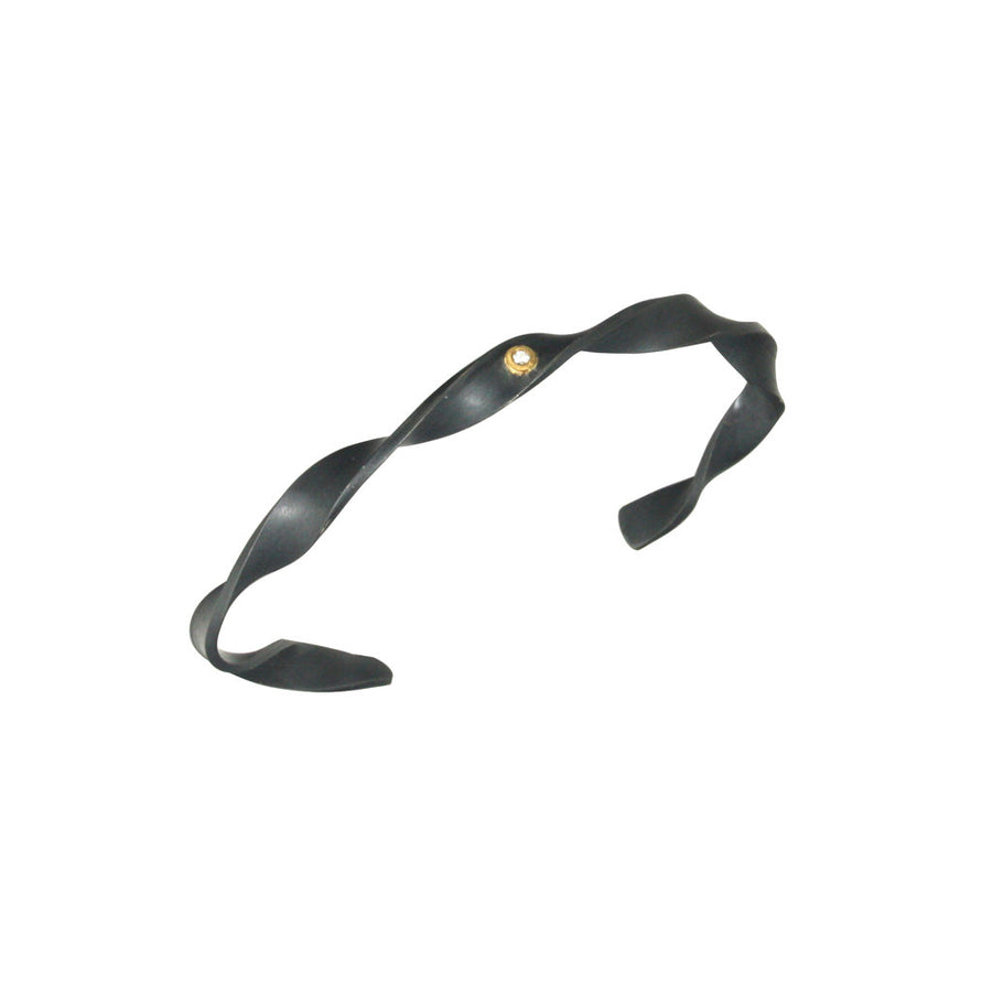 Twist Bracelet with Diamond