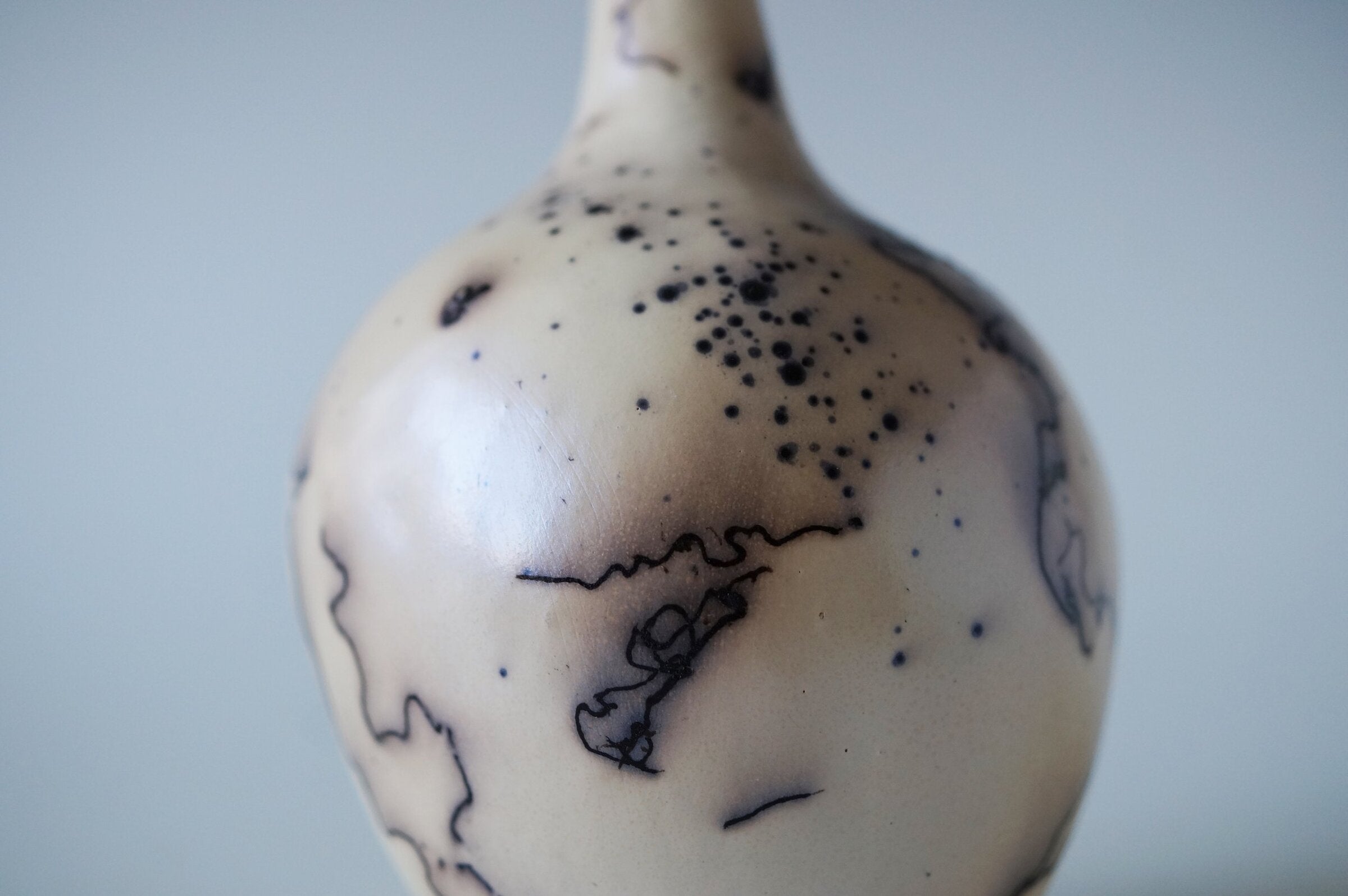 Slumberroot Black Sea Porcelain Vessel