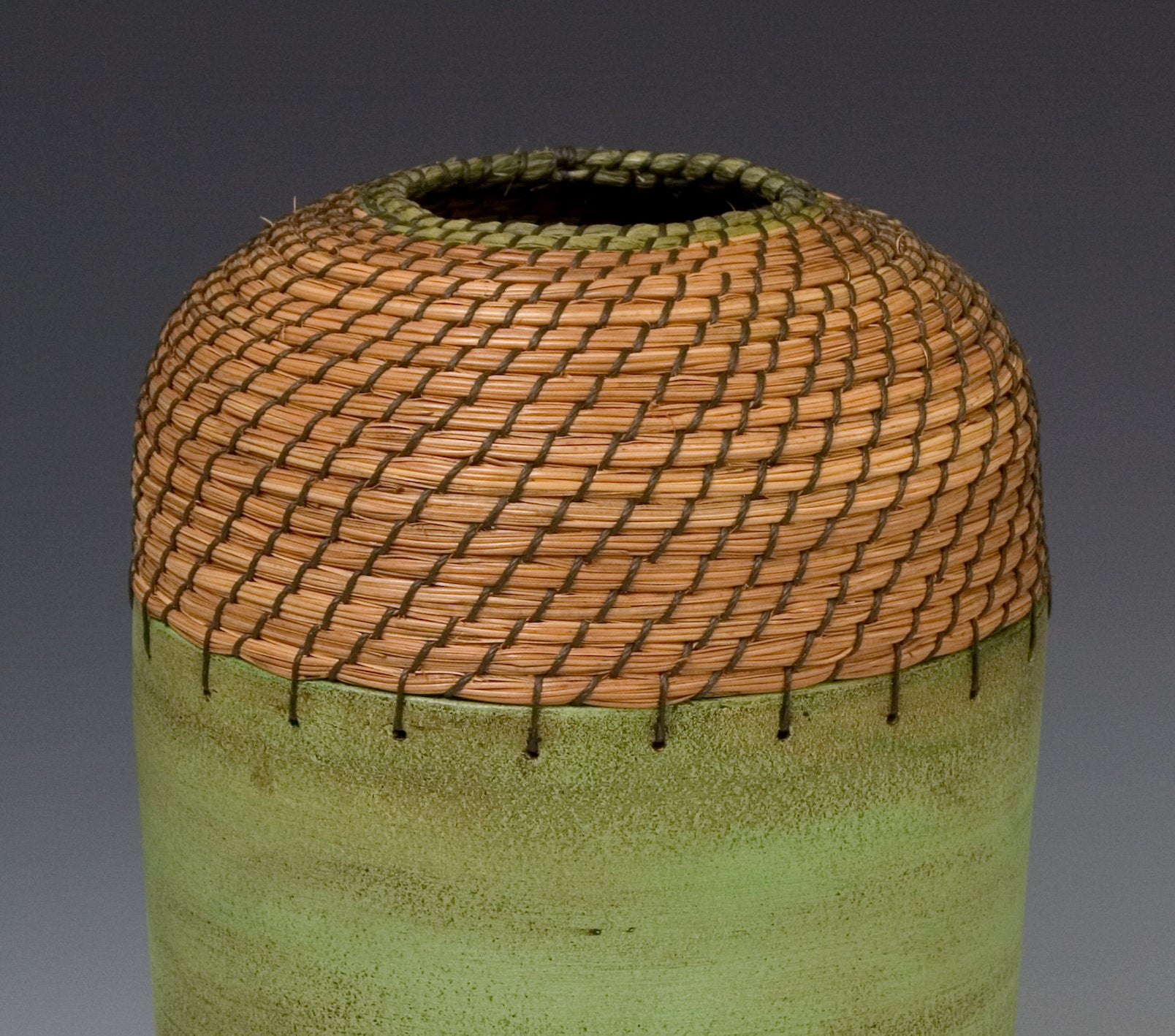 Cylinder Vessel in Greens