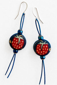 Strawberry Thief Earrings