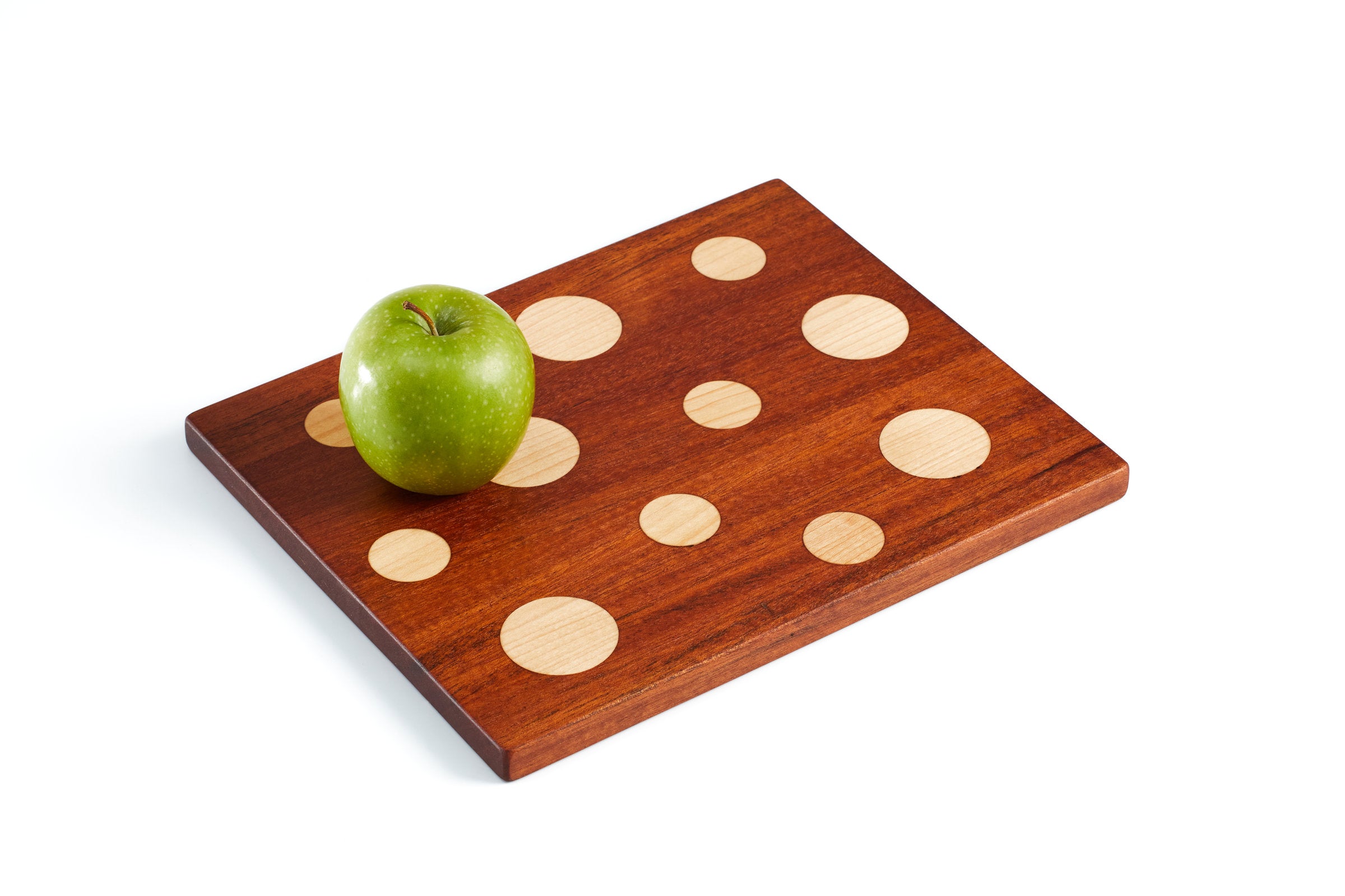 Mahogany with Maple Dots