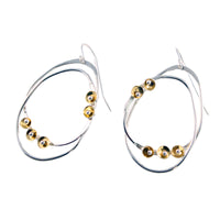 Silver and Gold Aldus Earrings