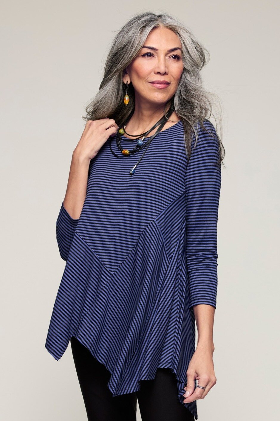 Periwinkle Blue Stripe