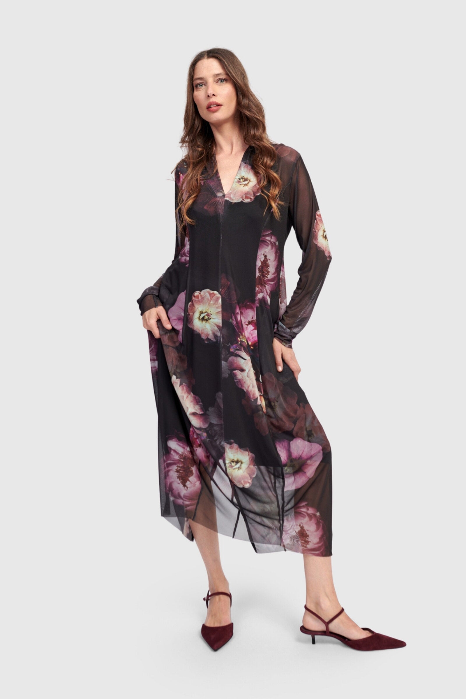 Whitney Mesh Cocoon Dress