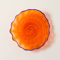 Orange with Blue Lip