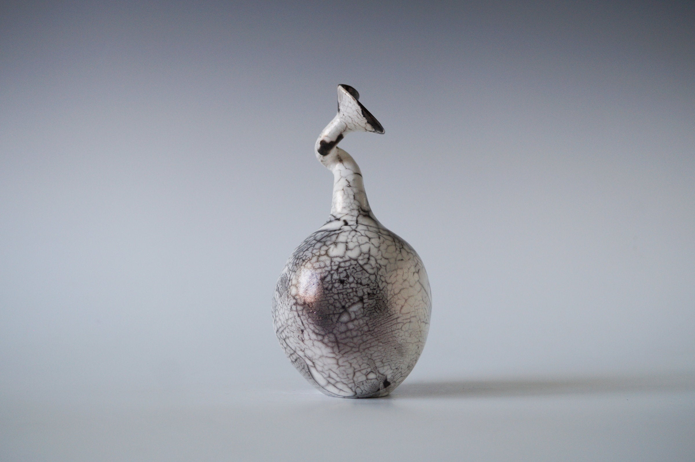Ceramic Raku Vessel, Naked Raku Firing 10