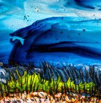 Grassy Dunes at Dusk