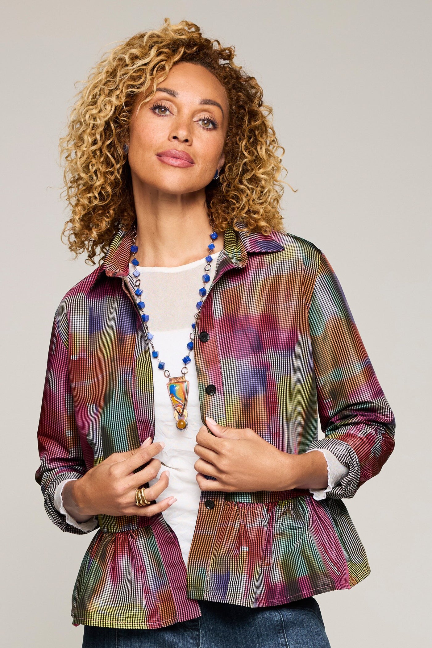 Solandra Peplum Jacket