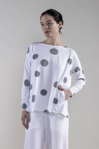 White Scratch Print
