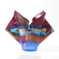 Reflection, Blue & Red