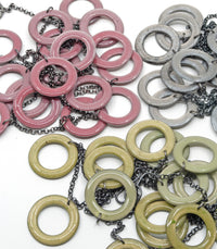 Resin Shimmy Long Necklace